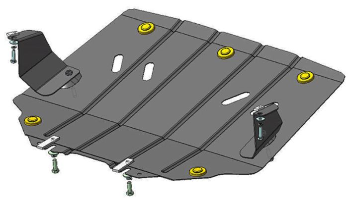 Radiator protection Motodor 00230 for BMW 6 E63