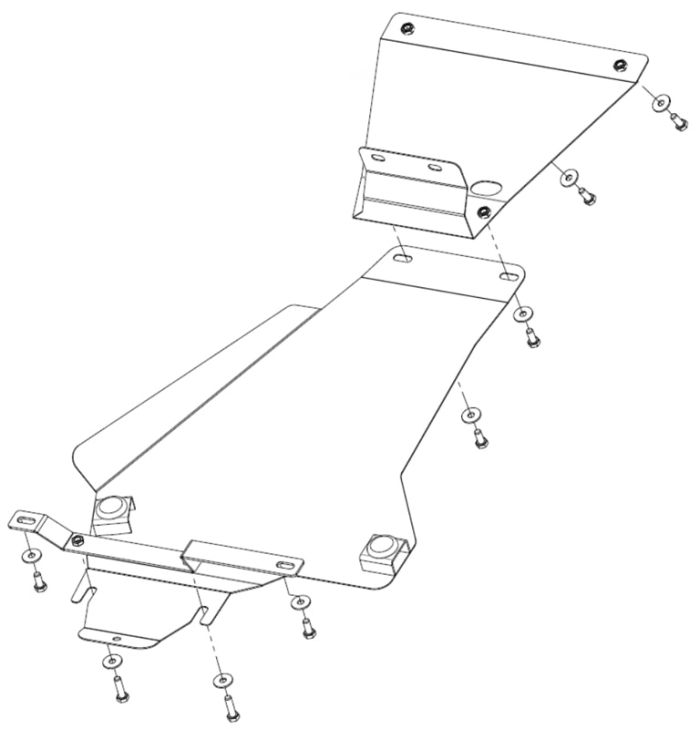 Protection of the check point and RK Sheriff 04.4203 for Chevrolet Niva