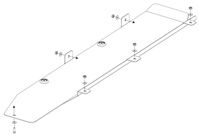 Fuel line protection Sheriff 18.3100 for Renault Kaptur / Duster