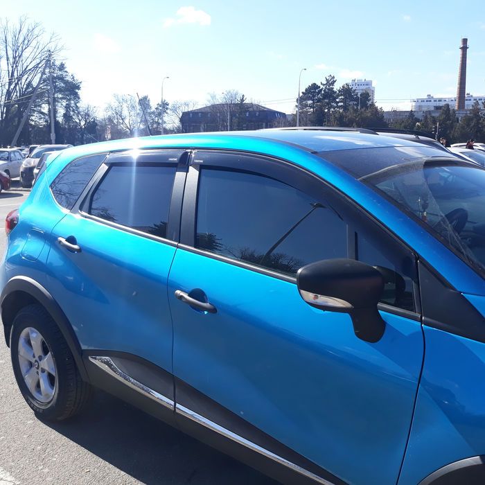 Renault Kaptur window deflectors from 2016 to 2023, set of 4 pcs., 3M adhesive tape, AcrylAuto