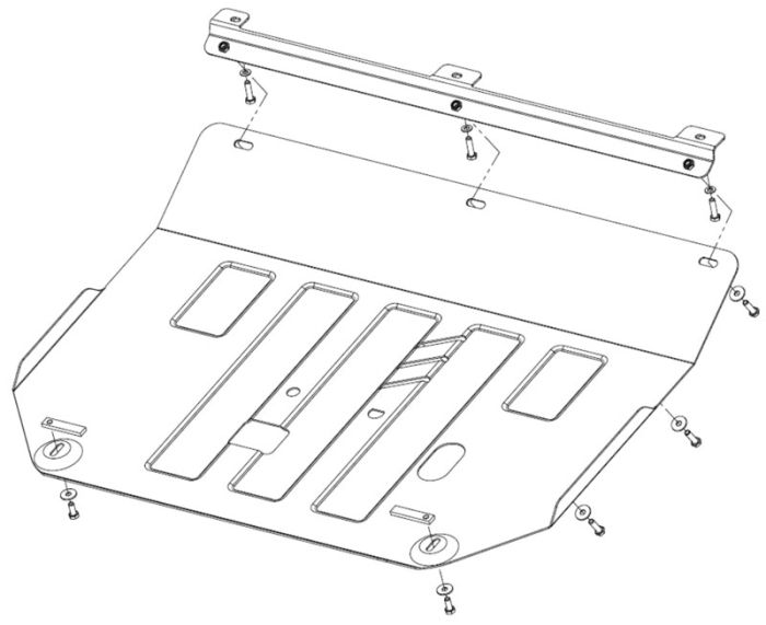 Engine crankcase protection, checkpoint Sheriff 28.4146 for JAC S5