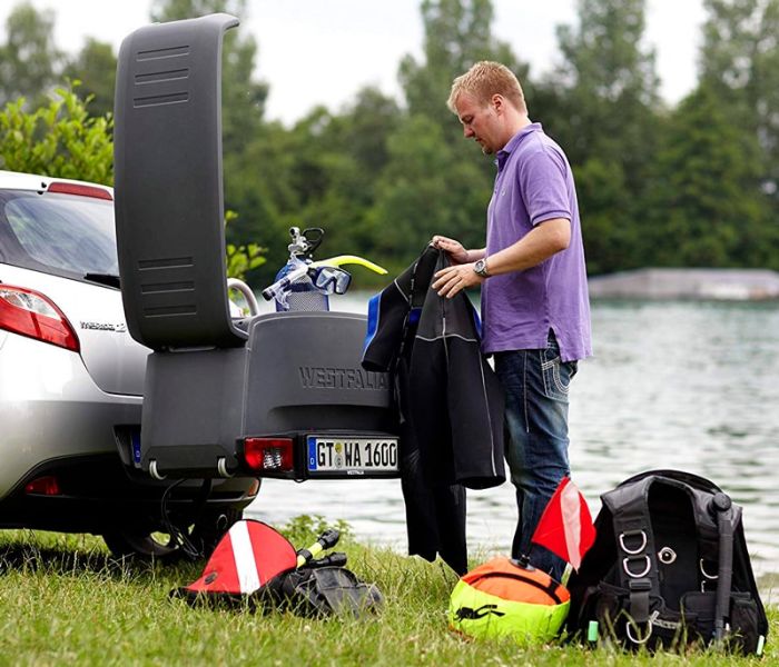 Cargo box WESTFALIA PortiloBox 350002600001 for bike racks