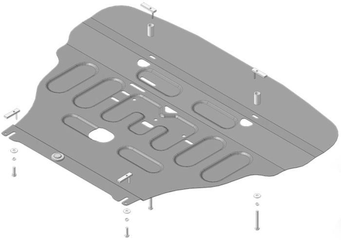 Engine crankcase protection, checkpoint MOTODOR 70908 for Hyundai Staria