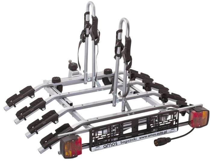 Bicycle rack / mount / platform for tow bar AMOS TYTAN 4