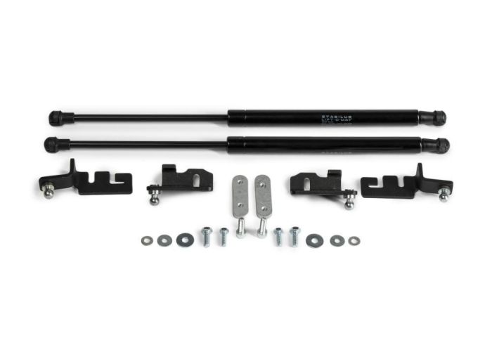 Hood shock absorbers Nissan Navara from 2004 to 2015, set of 2 pcs., Rival