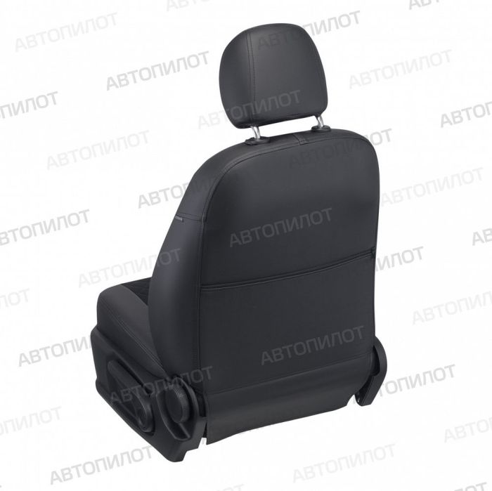 Seat covers for Ford Kuga from 2012 to 2021, diamond pattern, alcantara, black, Autopilot