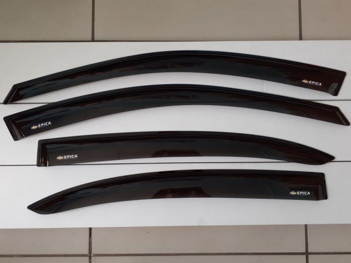 Chevrolet Epica window deflectors from 2006 to 2012, sedan, set of 4 pcs., 3M tape, AcrylAuto