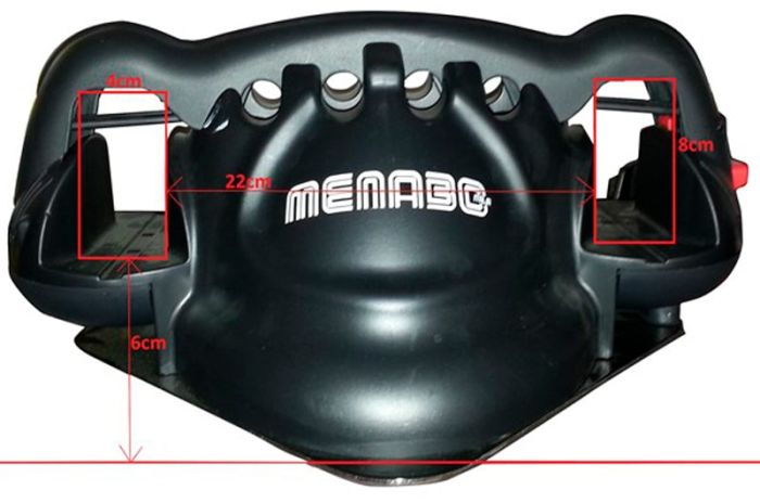 Menabo Viking ME 087000 magnetic ski mount