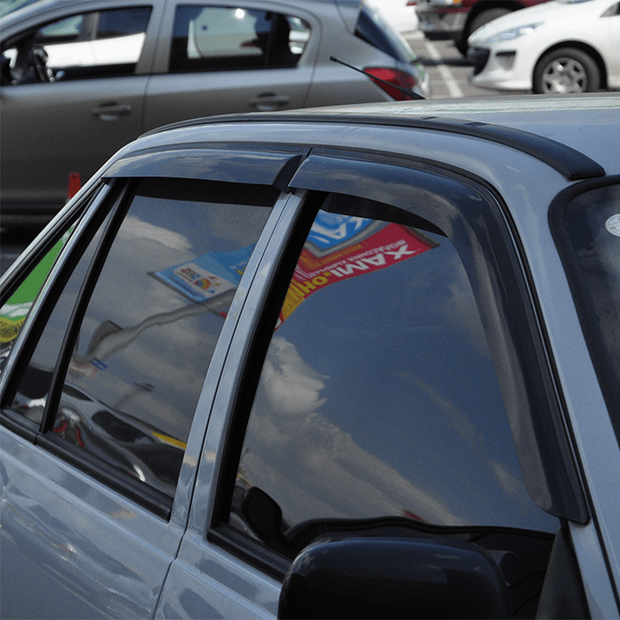 Daewoo Nexia window deflectors from 1995 to 2016, set of 4 pcs., 3M adhesive tape, AcrylAuto