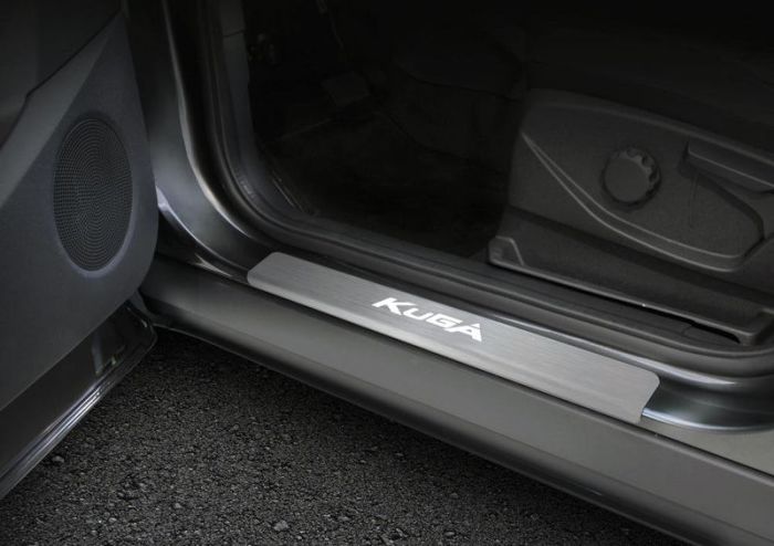 Door sills Ford Kuga from 2013 to 2022, set of 4 pcs., stainless steel steel, Rival art. NP.1806.3