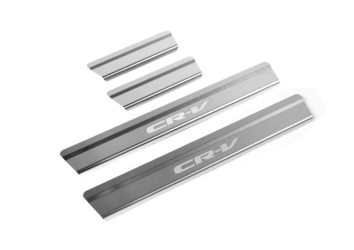 Door sills Honda CR-V from 2017 to 2022, set of 4 pcs., stainless steel steel, Rival art. NP.2101.3