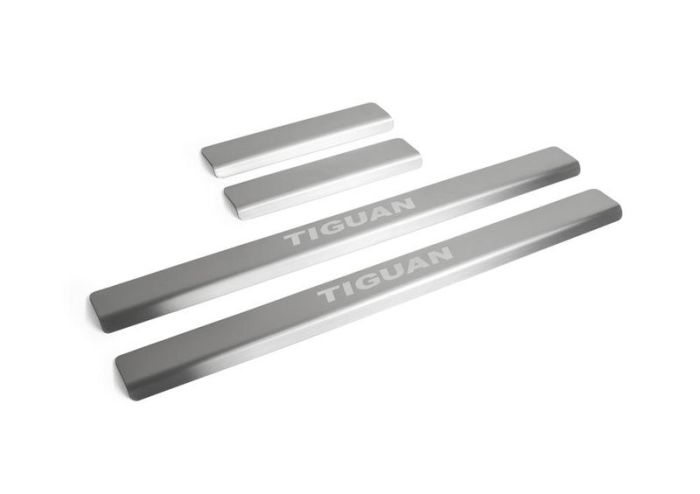 Door sills Volkswagen Tiguan from 2016 to 2022, set of 4 pcs., stainless steel steel, Rival art. NP.5807.3