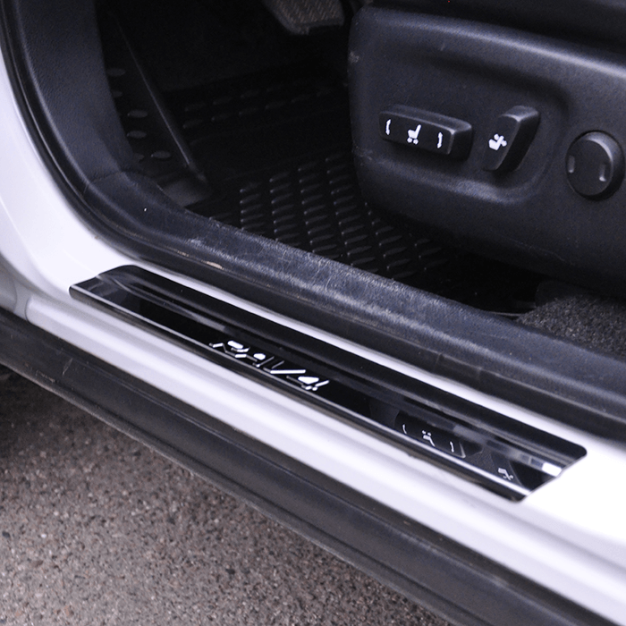 Door sills Toyota Rav4 from 2013 to 2019, set of 4 pcs., stainless steel steel, 3M tape, Lider