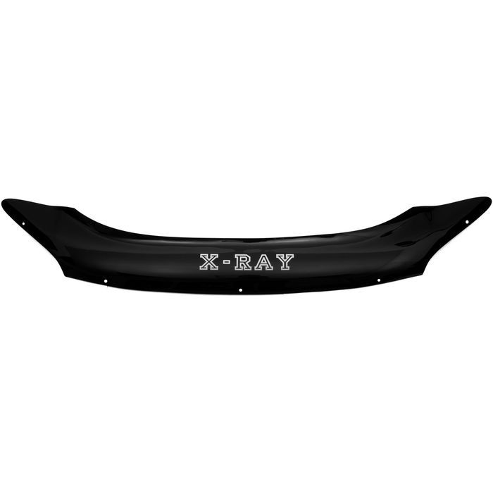 Hood deflector Lada X-Ray from 2016 to 2023, with inscription, black, fasteners included, Rein