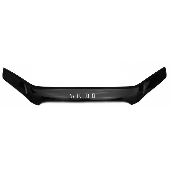 Hood deflector Audi A4 from 2005 to 2008, with lettering, black, hardware included, Rein