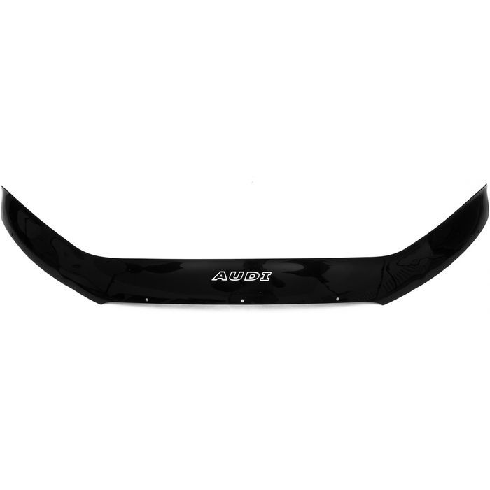 Hood deflector Audi A4 from 2008 to 2011, with lettering, black, hardware included, Rein