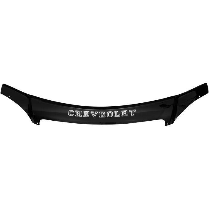 Hood deflector Chevrolet Lacetti from 2004 to 2013, with lettering, black, hardware included, Rein