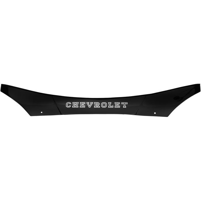 Hood deflector Chevrolet Lanos from 2002 to 2009, with lettering, black, hardware included, Rein