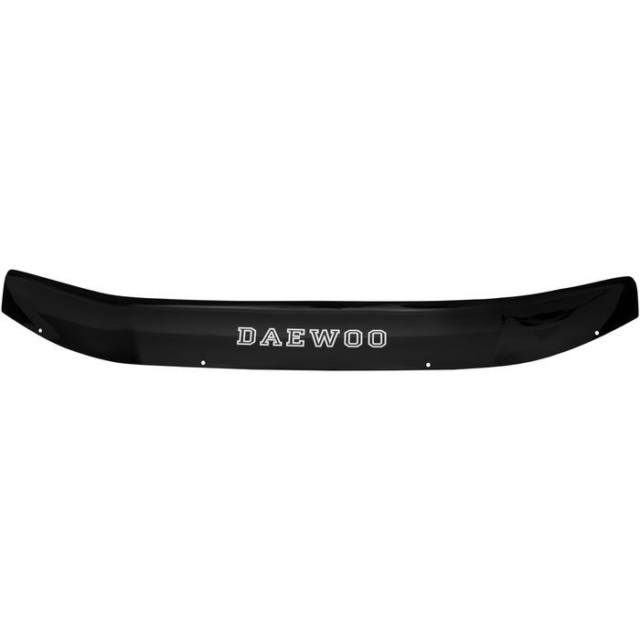 Daewoo Nexia hood deflector from 1995 to 2016, with inscription, black, fasteners included, Rein