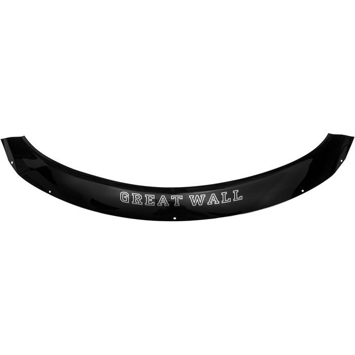 Hood deflector Great Wall Hover H5 from 2010 to 2017, lettering, black, hardware included, Rein