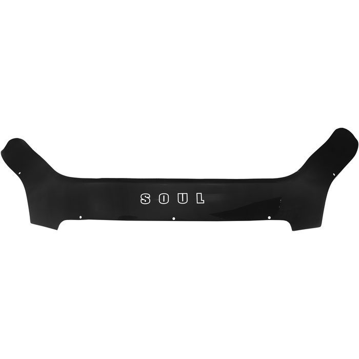 Hood deflector Kia Soul from 2009 to 2014, with lettering, black, hardware included, Rein