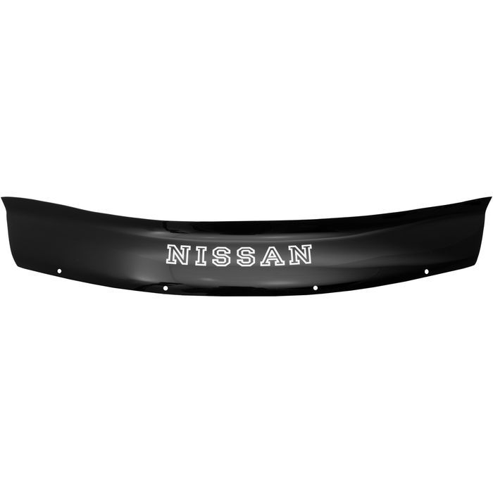 Hood deflector for Nissan Juke from 2010 to 2023, lettering, black, hardware included, Rein