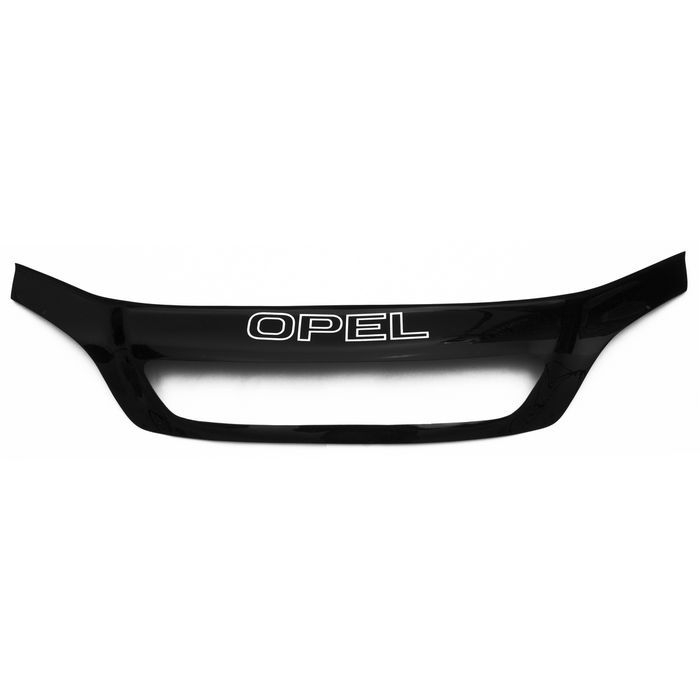 Hood deflector Opel Astra from 1998 to 2003, with inscription, black, fasteners included, Rein