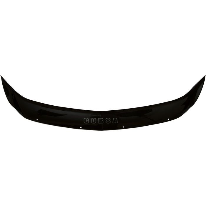 Hood deflector Opel Corsa from 2006 to 2011, with inscription, black, fasteners included, Rein