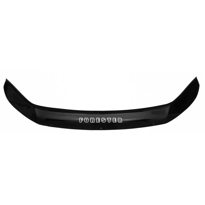 Hood deflector for Subaru Forester from 2008 to 2010, lettering, black, hardware included, Rein