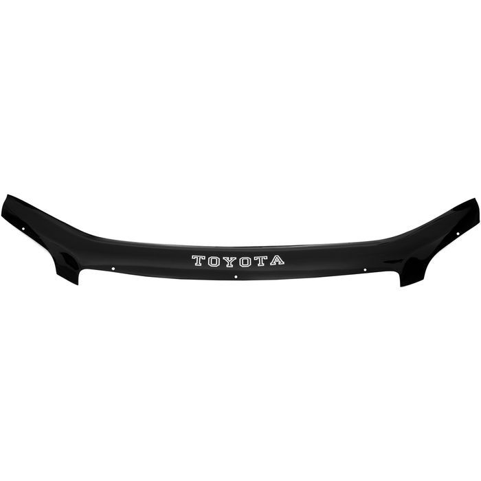 Toyota Prado 150 hood deflector from 2009 to 2013, with inscription, black, fasteners included, Rein