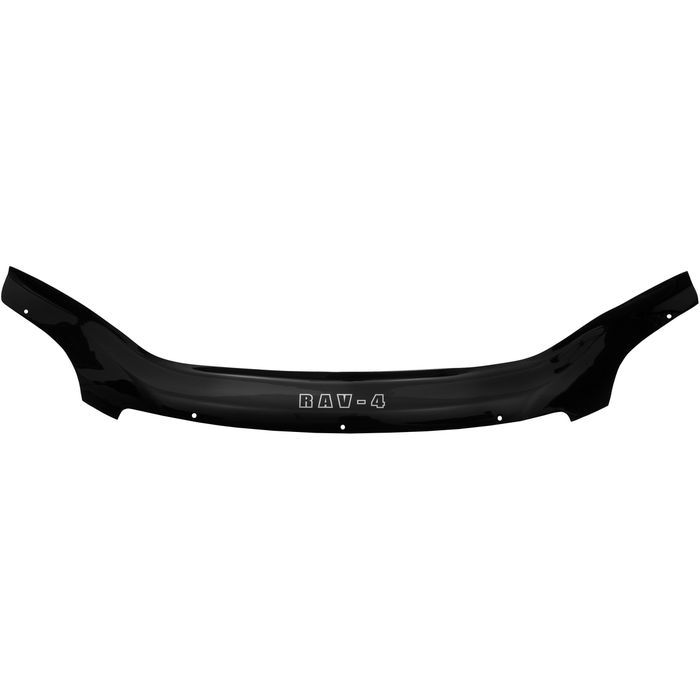 Hood deflector Toyota Rav4 from 2010 to 2013, with inscription, black, fasteners included, Rein