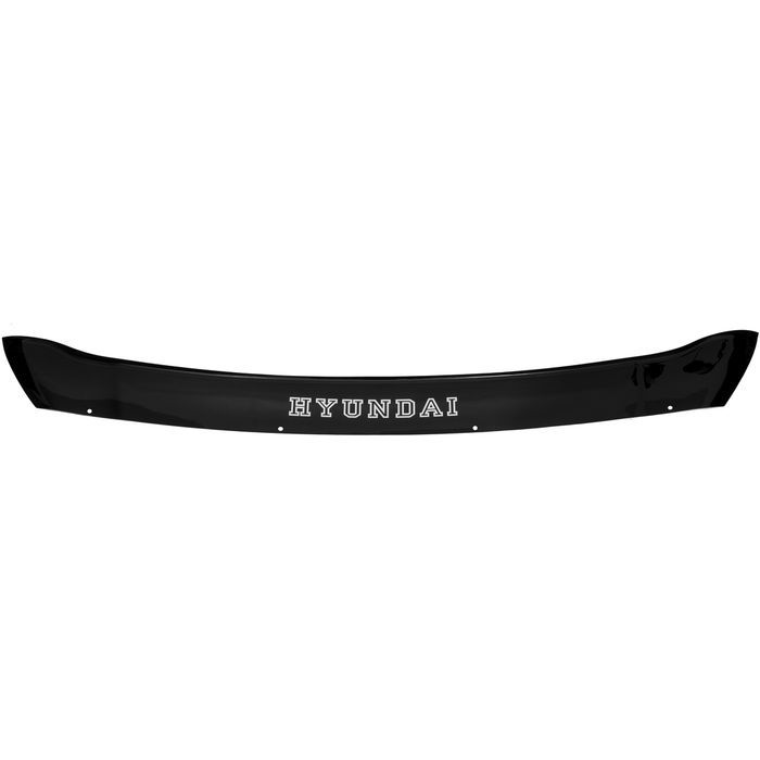 Hood deflector Hyundai Solaris from 2017 to 2023, with lettering, black, hardware included, Rein