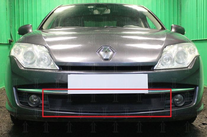 Radiator mesh Renault Laguna from 2007 to 2011, liftback, except for ICE 2.0, black, Standart, AllEst