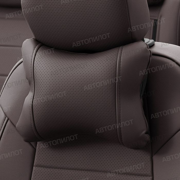 Seat covers for Fiat Bravo from 2007 to 2014, pattern Stitching, eco leather, chocolate, Autopilot