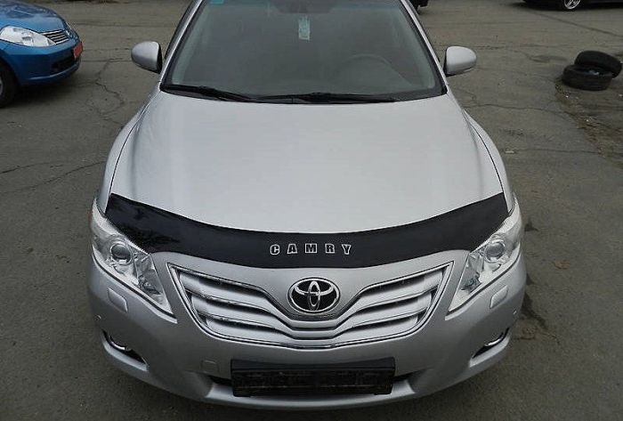 Toyota Camry hood deflector from 2006 to 2011, black, fasteners included, VT52 art. TYA36