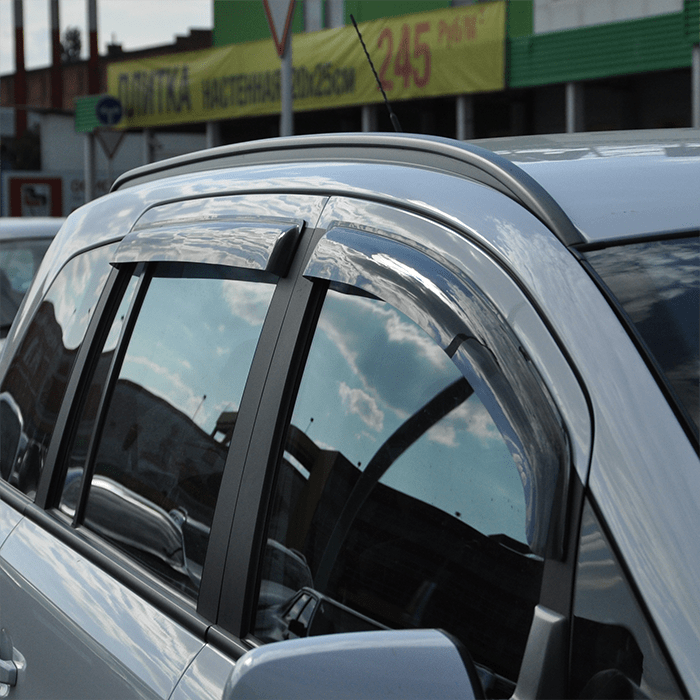 Window deflectors Opel Zafira B from 2005 to 2014, set of 4 pcs., 3M adhesive tape, AcrylAuto